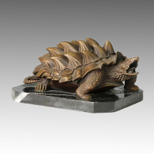 Animal Statue Chelydra/Snapping Turtle Bronze Sculpture Tpal-071
